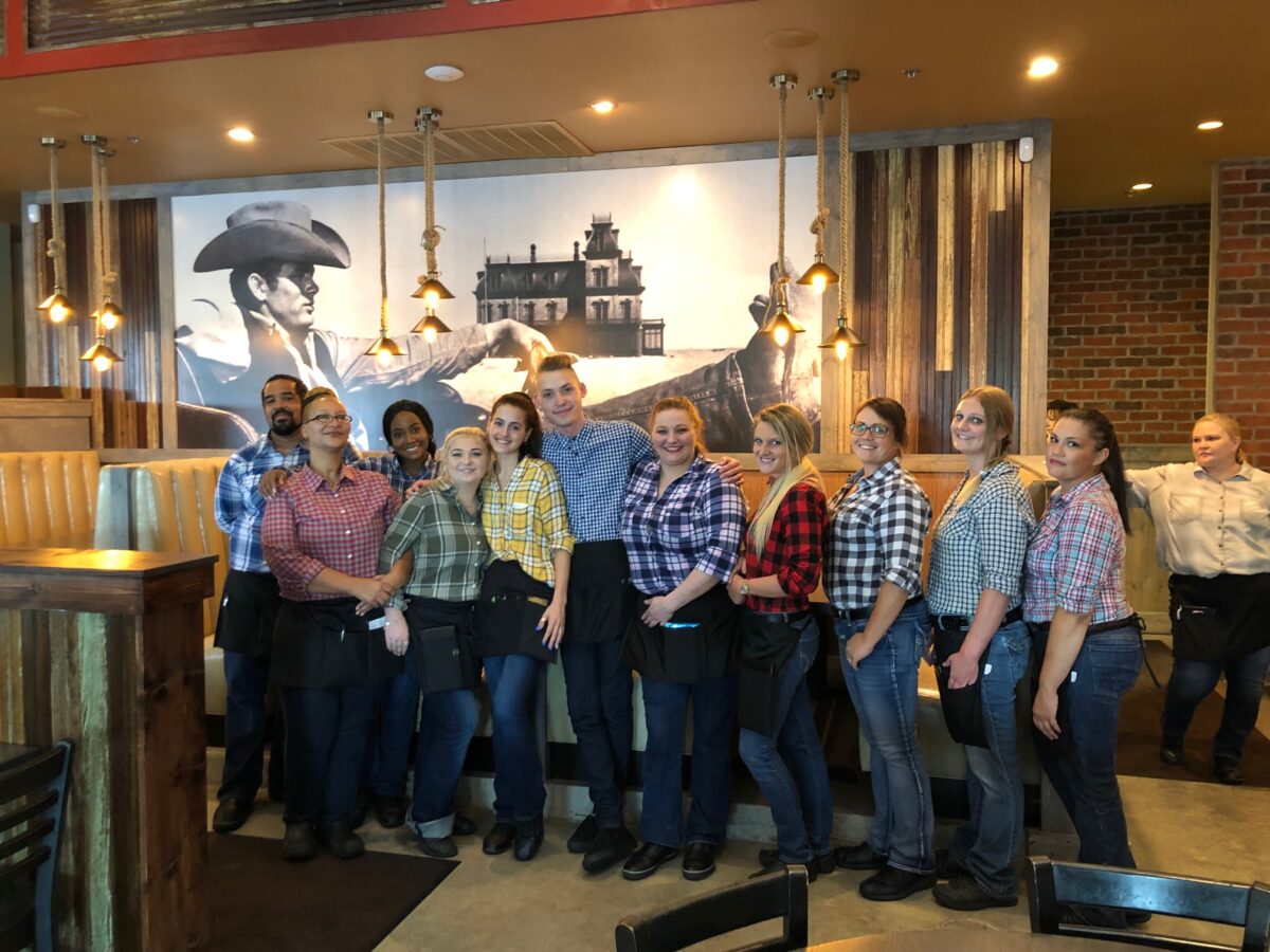 Friendly Texas Staff at Hoffbrau Steak & Grill House in Benbrook.